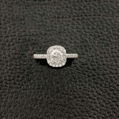 Halo Diamond Engagement Ring