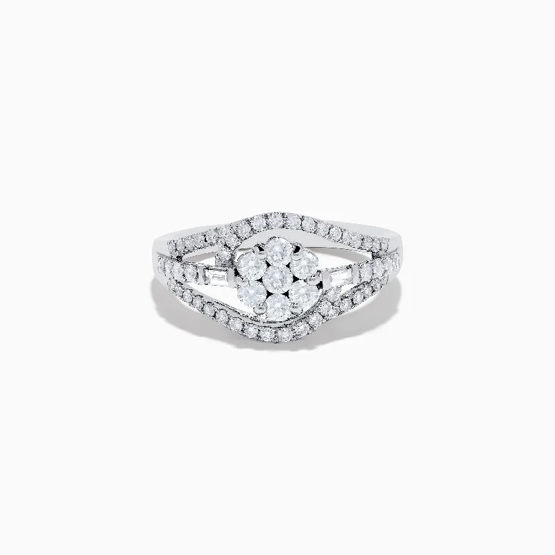 Bouquet 14K White Gold Diamond Ring