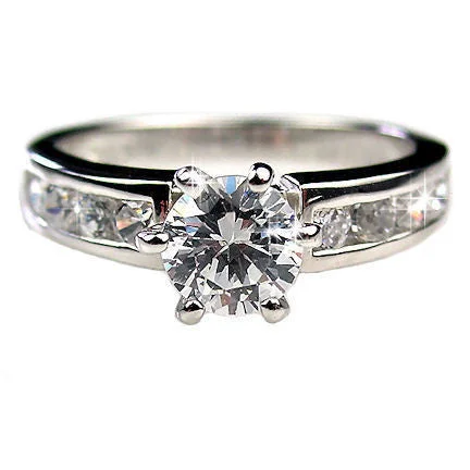 Delilah: Stunning 1.35ct Russian Ice CZ Engagement Ring 925 Silver