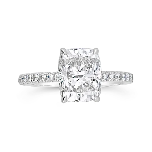 Cushion cut Diamond Engagement Ring