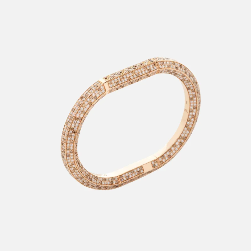 Vault Pavè, 18k Rose Gold