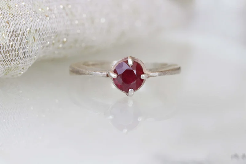 RUBY ENGAGEMENT RING