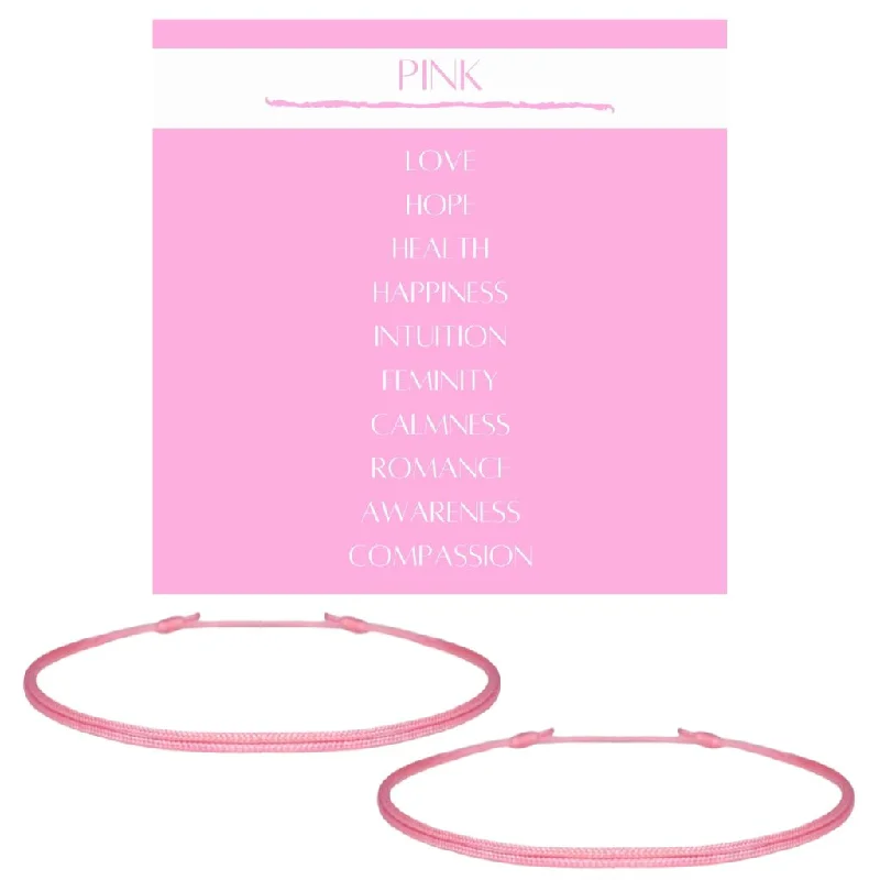 Pink Ribbon Bracelets - Support and Awareness