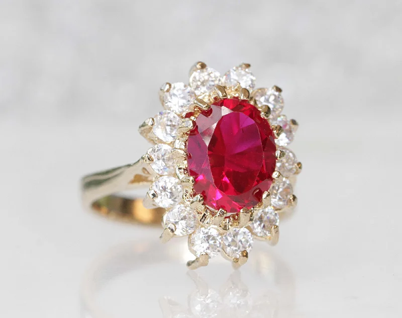 RUBY ENGAGEMENT RING