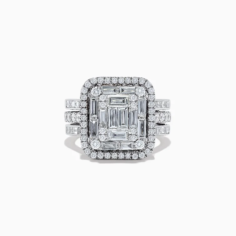 Classique 14K White Gold Diamond Cocktail Ring, 1.92 TCW