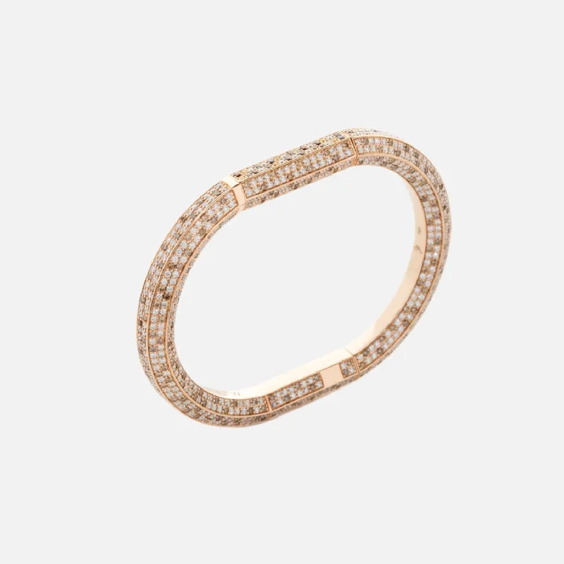 Vault Pavè, 18k Yellow Gold