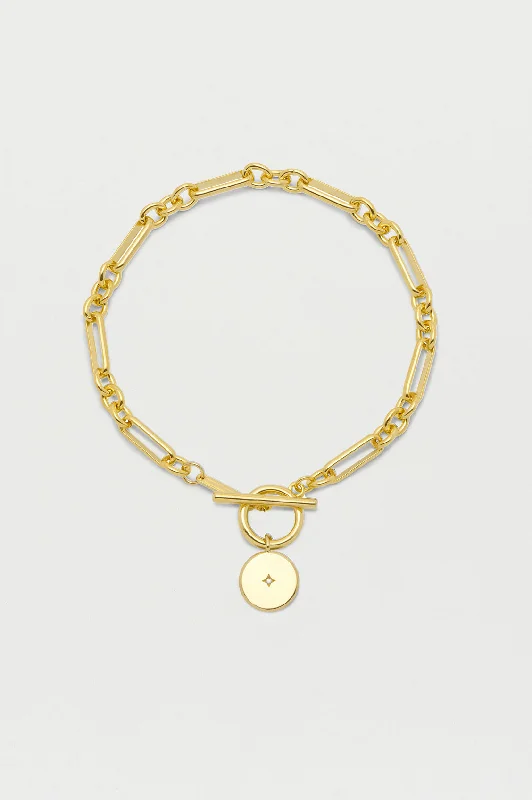 Star Coin T-Bar Bracelet