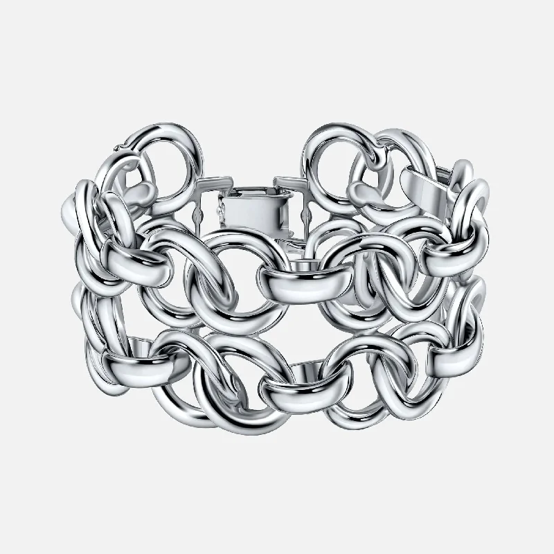 Love Link Bracelet Rhodium (silver - tone)