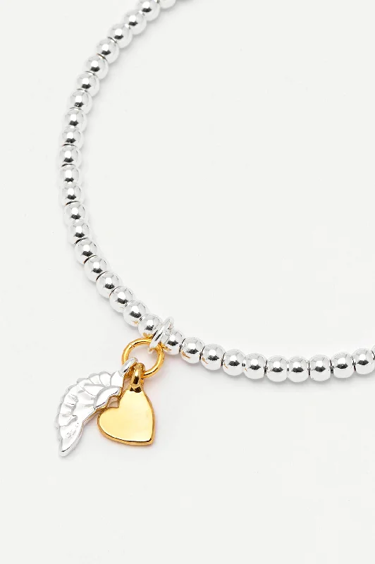 Wing And Heart Liberty Bracelet