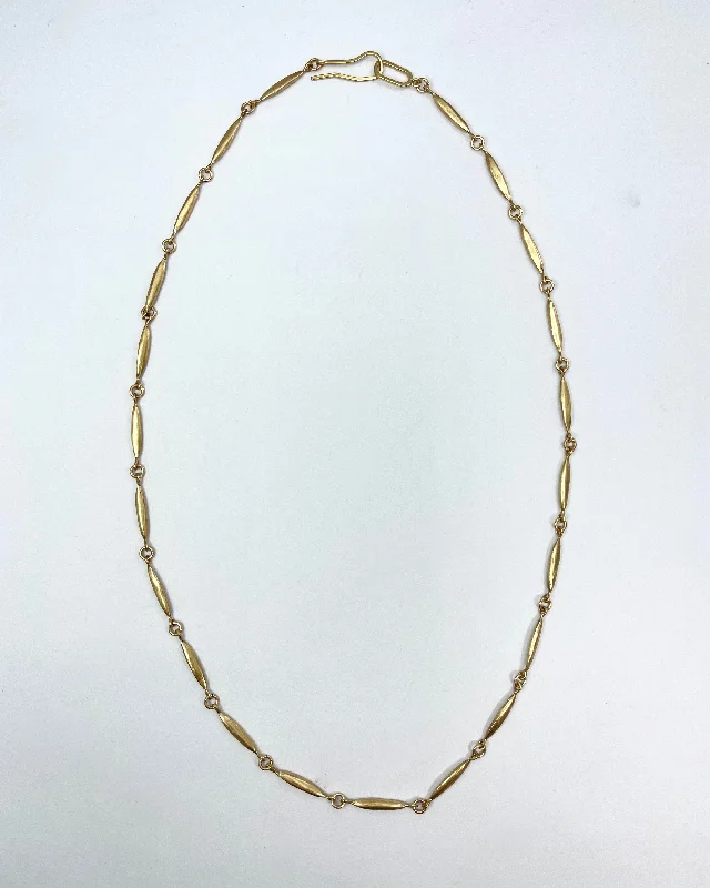 Julie Cohn Bronze Grain Link Necklace