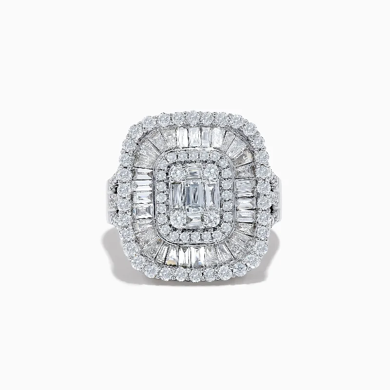 Classique 14K White Gold Diamond Ring