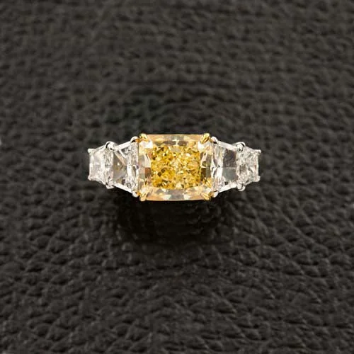 Yellow Diamond Engagement Ring