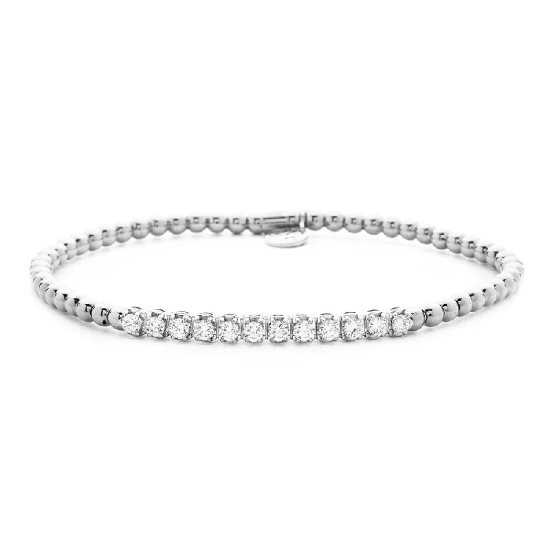 Tresore Diamond Line Stretch Bracelet