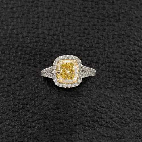 Yellow Diamond Engagement Ring