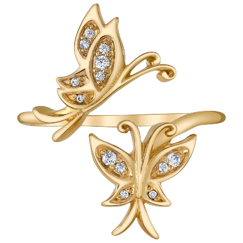 Disney X RockLove ENCANTO Mirabel Golden Butterfly Ring