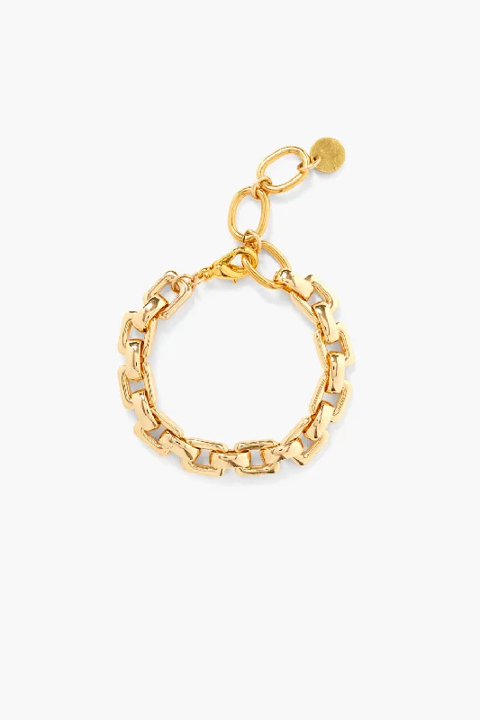 Ellis Chain Link Bracelet Gold