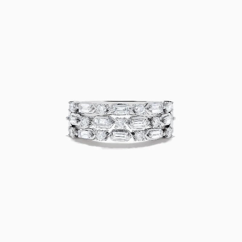 Classique 14K White Gold Diamond Ring