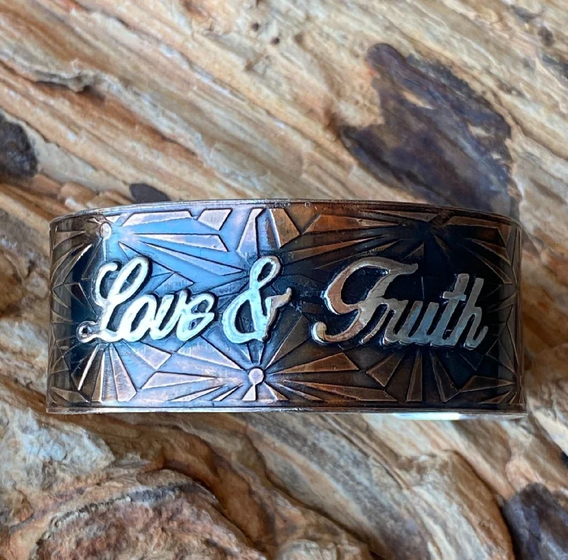 P. Love & Truth Copper Bracelet without Silver Feathers