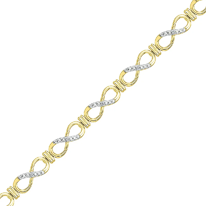 Unique Diamond Infinity Symbol Bracelet