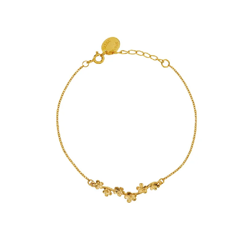 Gold Vermeil Bracelet - "Forget-Me-Not"