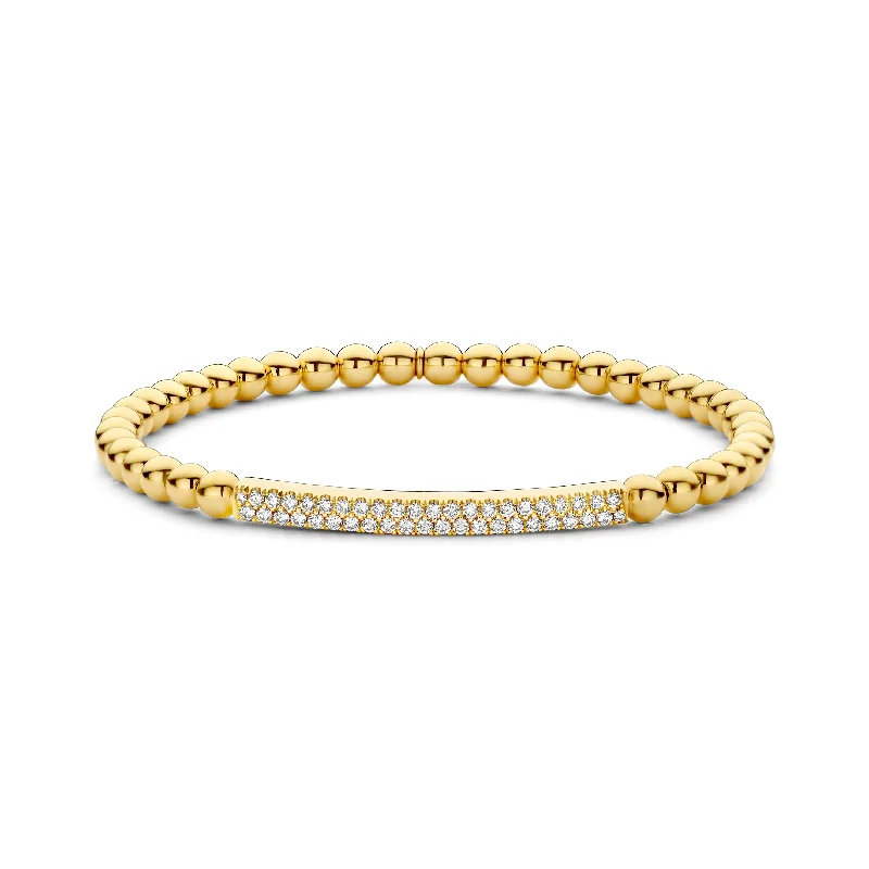 Diamond Bar Tresore Stretch Bracelet