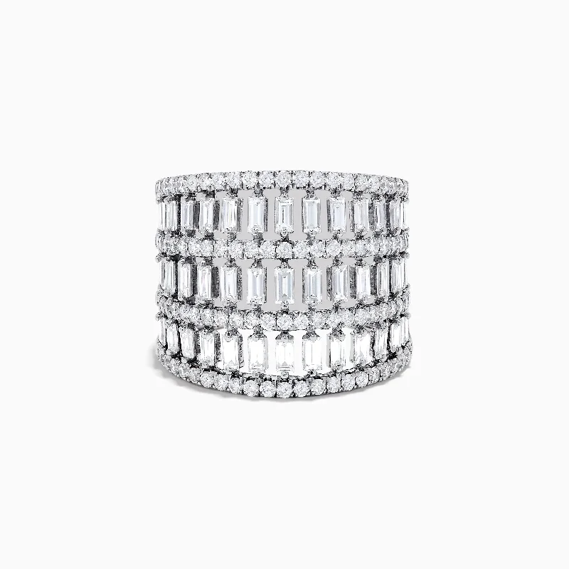 Classique 14K White Gold Diamond Ring