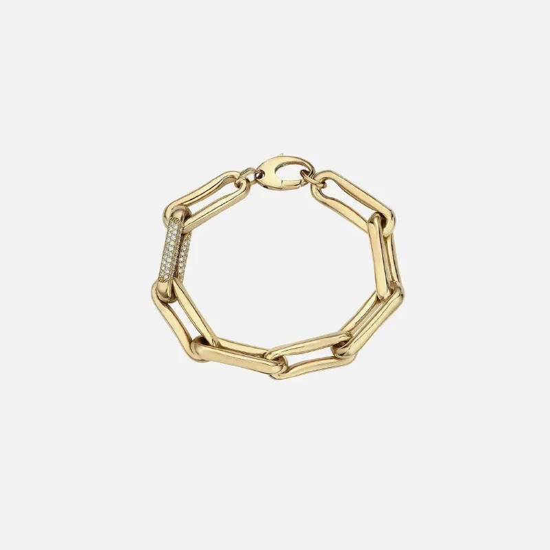 Milano Pinched Link Bracelet