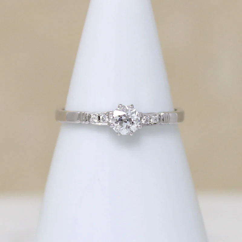 Artisan Diamond & White Gold Engagement Ring by 720